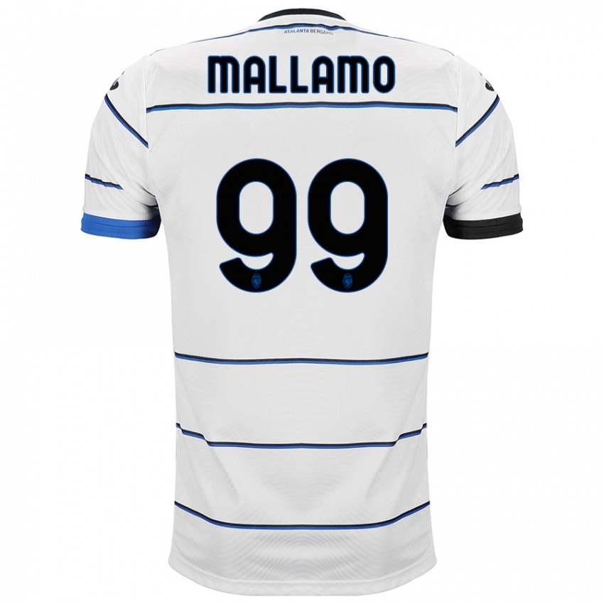 Niño Camiseta Alessandro Mallamo #99 Blanco 2ª Equipación 2023/24 La Camisa Perú