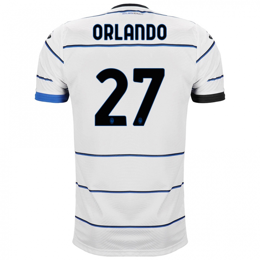 Niño Camiseta Daniele Orlando #27 Blanco 2ª Equipación 2023/24 La Camisa Perú