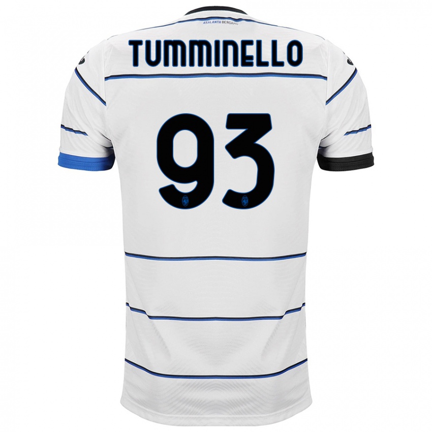 Niño Camiseta Marco Tumminello #93 Blanco 2ª Equipación 2023/24 La Camisa Perú