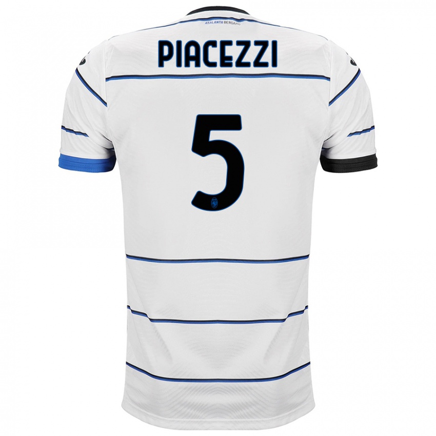 Niño Camiseta Eleonora Piacezzi #5 Blanco 2ª Equipación 2023/24 La Camisa Perú