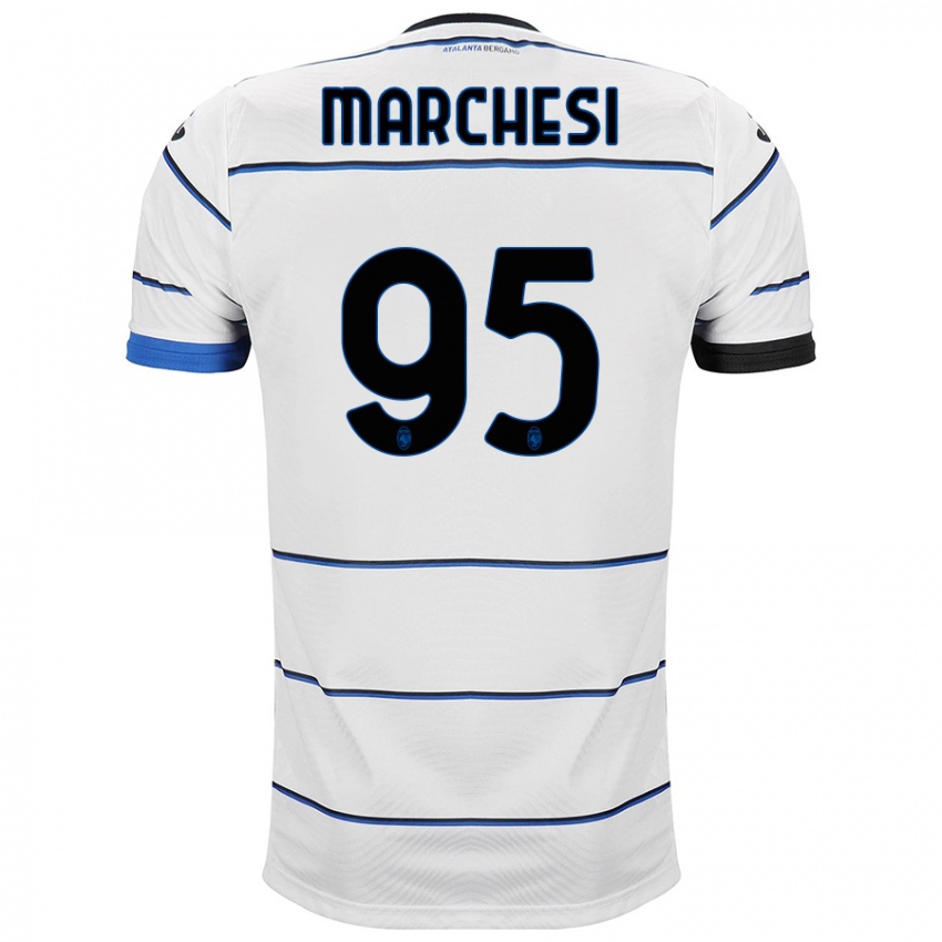 Niño Camiseta Silvia Marchesi #95 Blanco 2ª Equipación 2023/24 La Camisa Perú