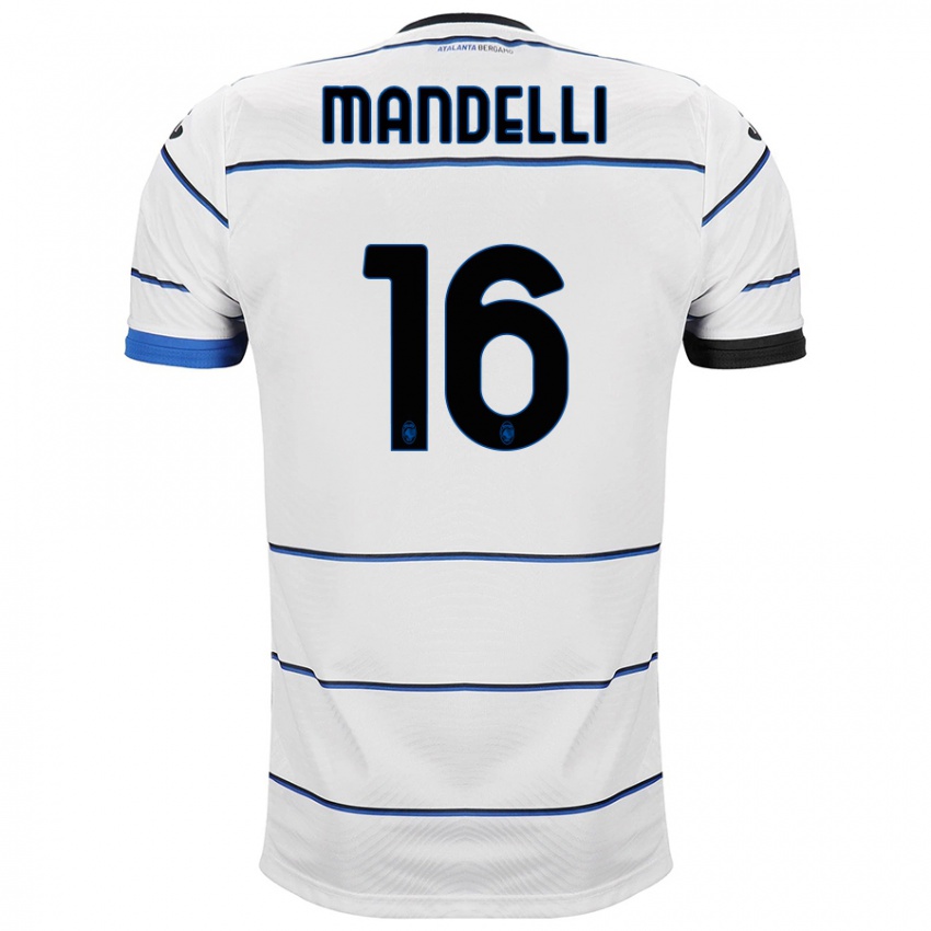 Niño Camiseta Giulia Mandelli #16 Blanco 2ª Equipación 2023/24 La Camisa Perú