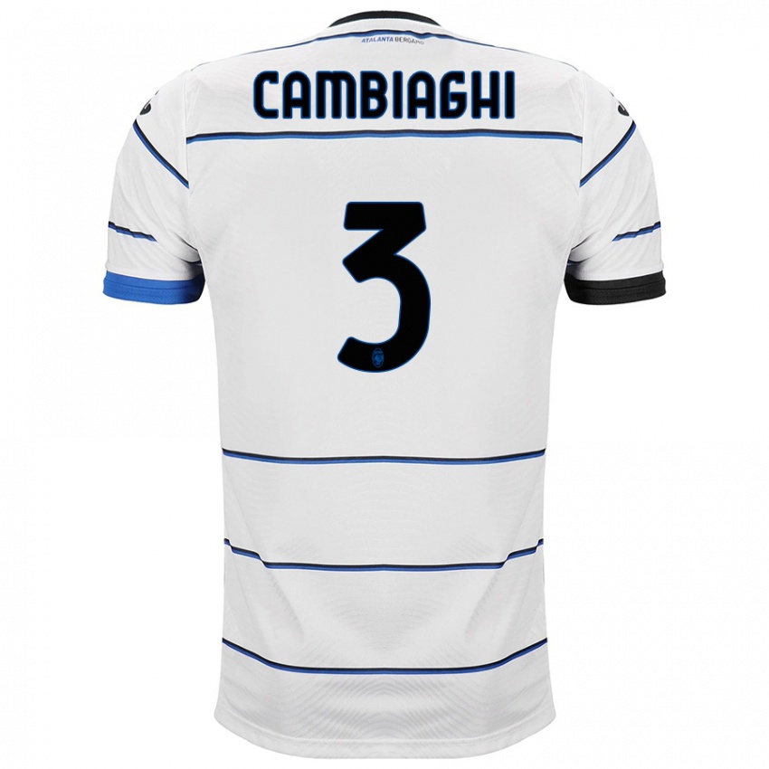 Niño Camiseta Michela Cambiaghi #3 Blanco 2ª Equipación 2023/24 La Camisa Perú