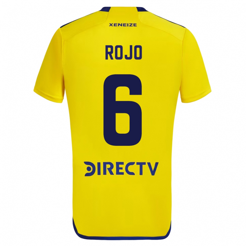 Niño Camiseta Marcos Rojo #6 Amarillo 2ª Equipación 2023/24 La Camisa Perú