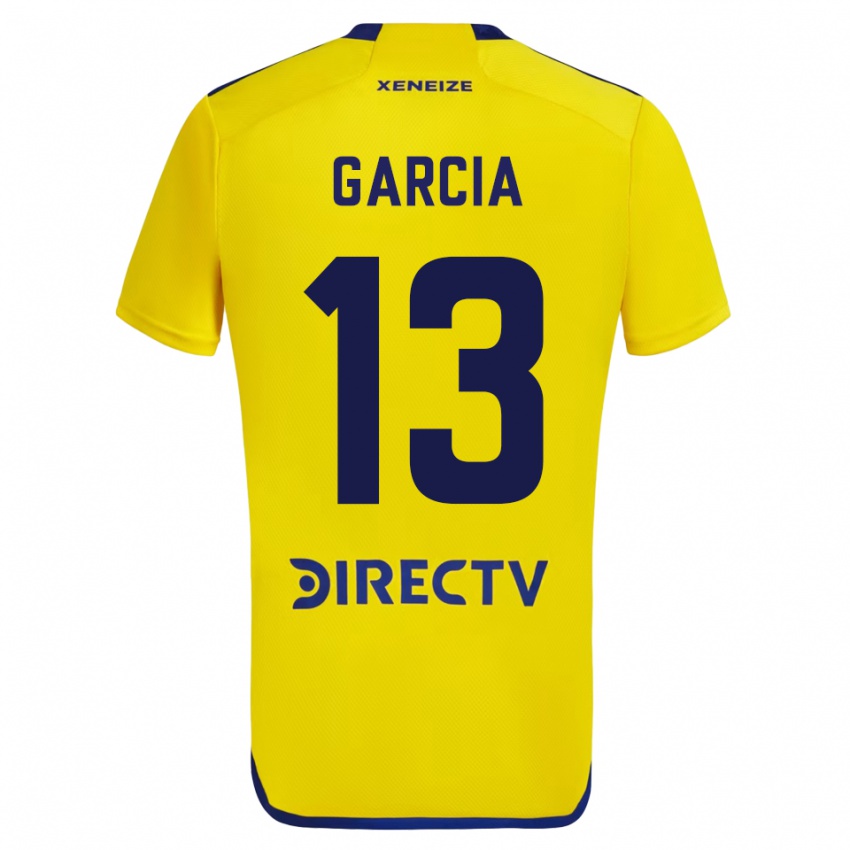 Niño Camiseta Javier Garcia #13 Amarillo 2ª Equipación 2023/24 La Camisa Perú