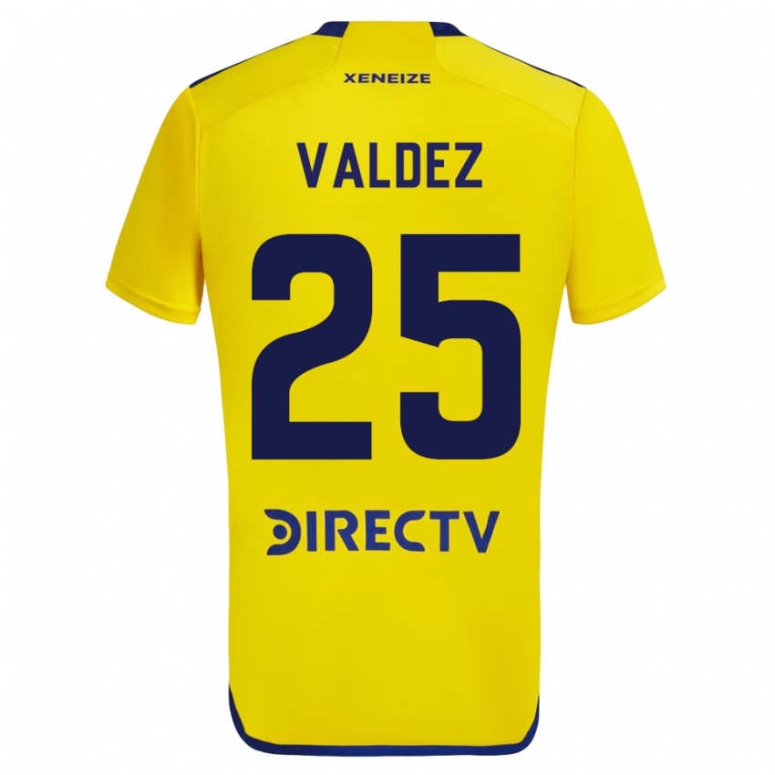 Niño Camiseta Bruno Valdez #25 Amarillo 2ª Equipación 2023/24 La Camisa Perú