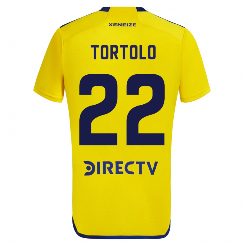 Niño Camiseta Dulce Tortolo #22 Amarillo 2ª Equipación 2023/24 La Camisa Perú