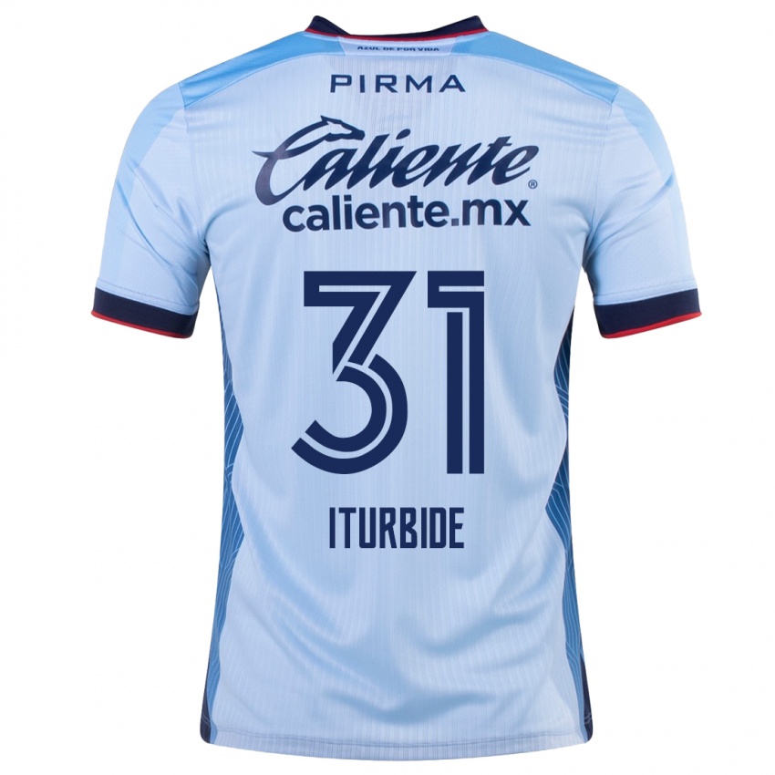 Niño Camiseta Luis Iturbide #31 Cielo Azul 2ª Equipación 2023/24 La Camisa Perú