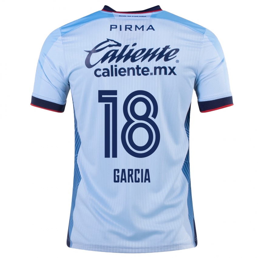 Niño Camiseta Diana Garcia #18 Cielo Azul 2ª Equipación 2023/24 La Camisa Perú