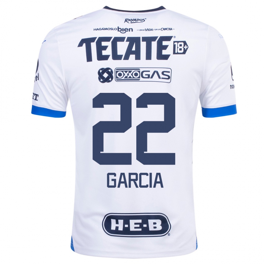 Niño Camiseta Diana Garcia #22 Blanco 2ª Equipación 2023/24 La Camisa Perú