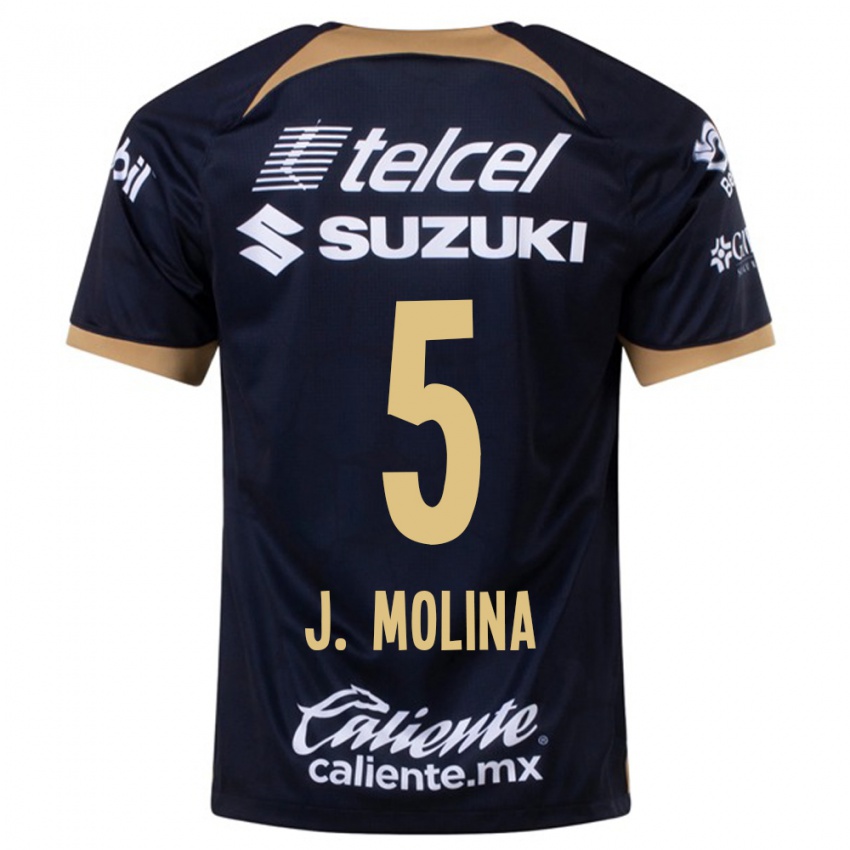 Niño Camiseta Jesús Molina #5 Azul Oscuro 2ª Equipación 2023/24 La Camisa Perú