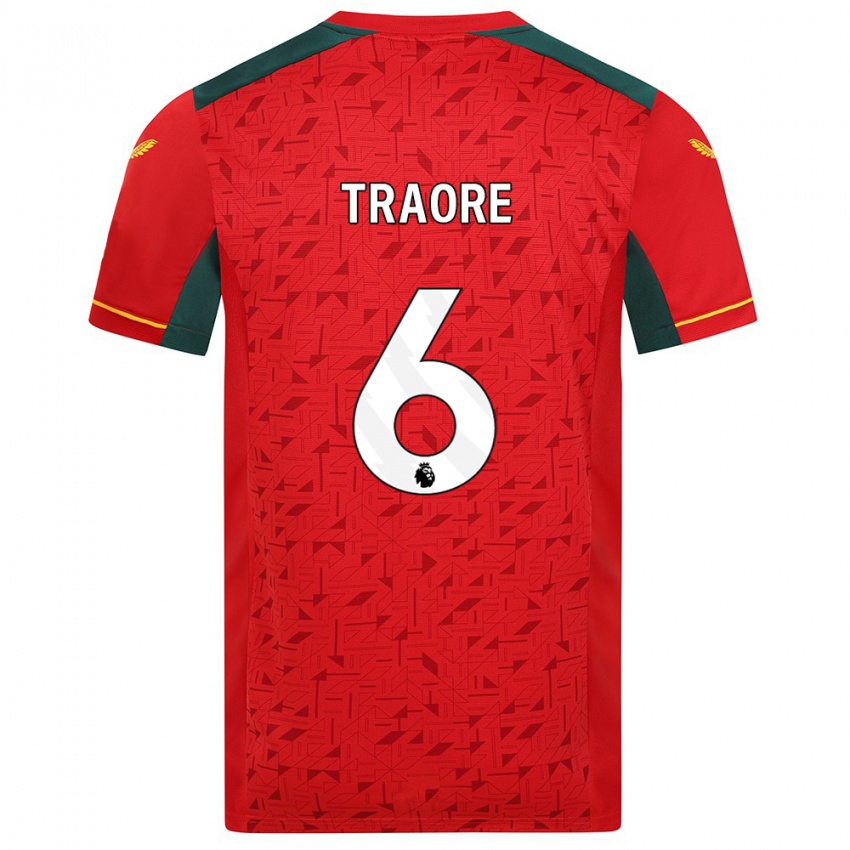 Hombre Camiseta Boubacar Traoré #6 Rojo 2ª Equipación 2023/24 La Camisa Perú