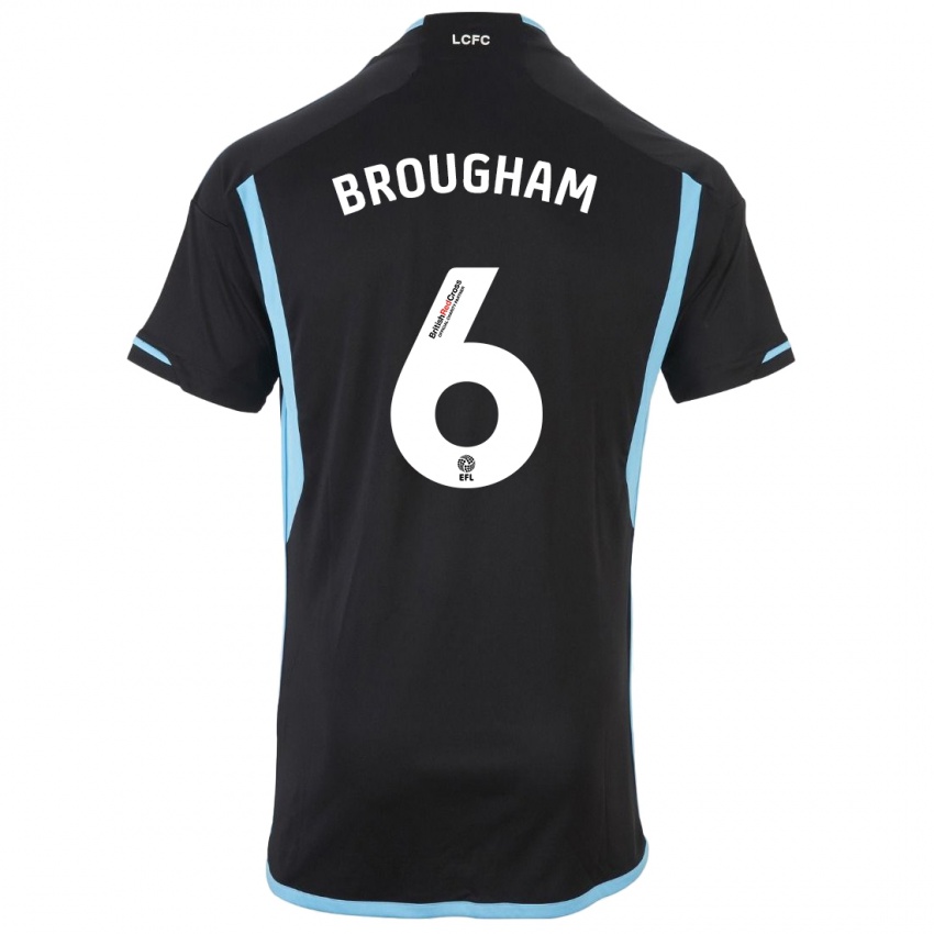 Hombre Camiseta Georgia Brougham #6 Negro 2ª Equipación 2023/24 La Camisa Perú