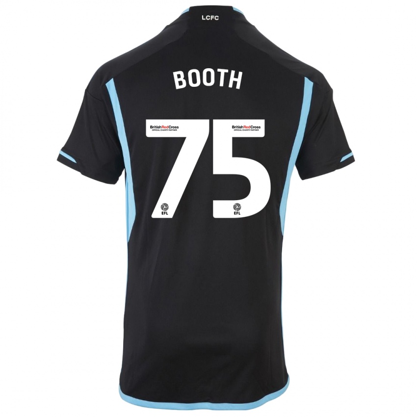 Hombre Camiseta Zach Booth #75 Negro 2ª Equipación 2023/24 La Camisa Perú