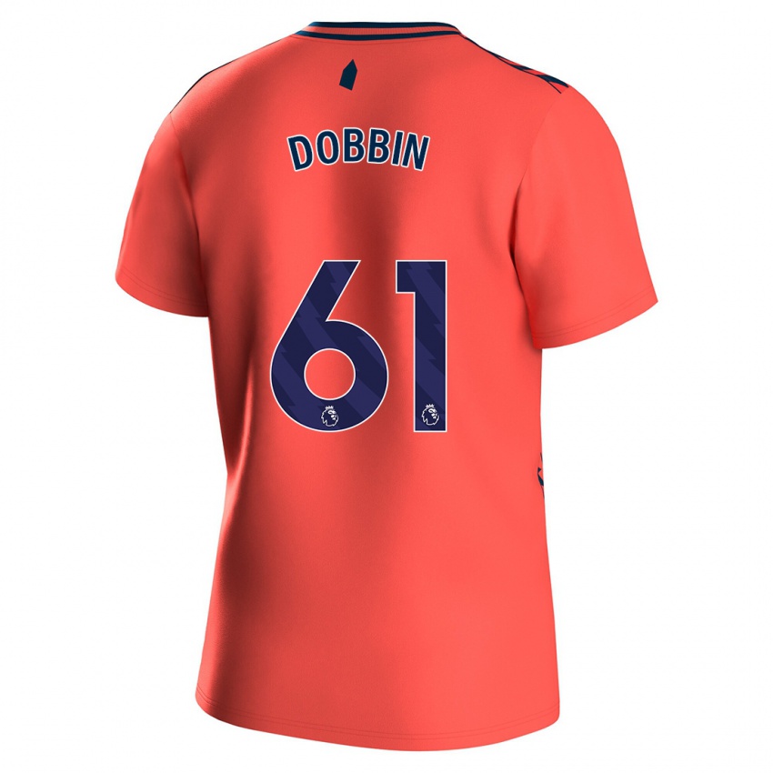 Hombre Camiseta Lewis Dobbin #61 Coralino 2ª Equipación 2023/24 La Camisa Perú