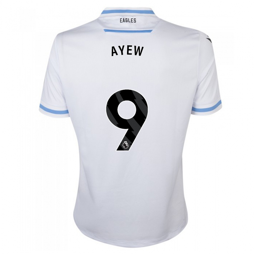 Hombre Camiseta Ayew #9 Blanco 2ª Equipación 2023/24 La Camisa Perú