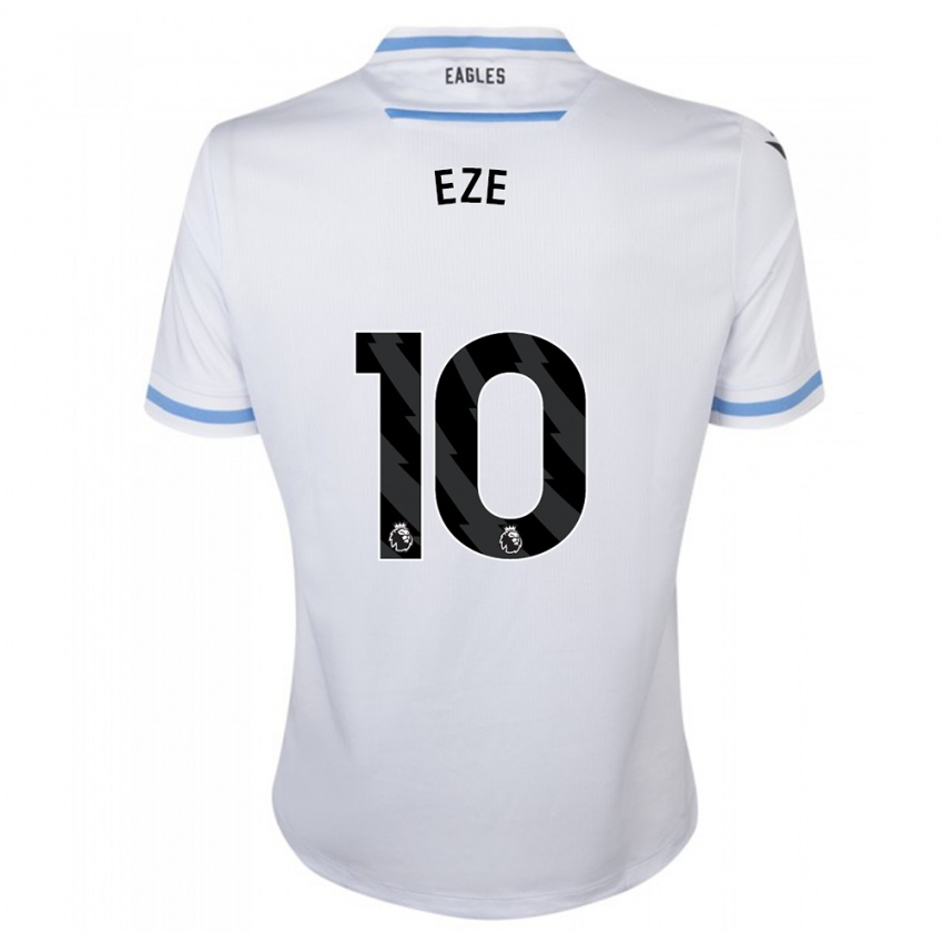 Hombre Camiseta Eberechi Eze #10 Blanco 2ª Equipación 2023/24 La Camisa Perú