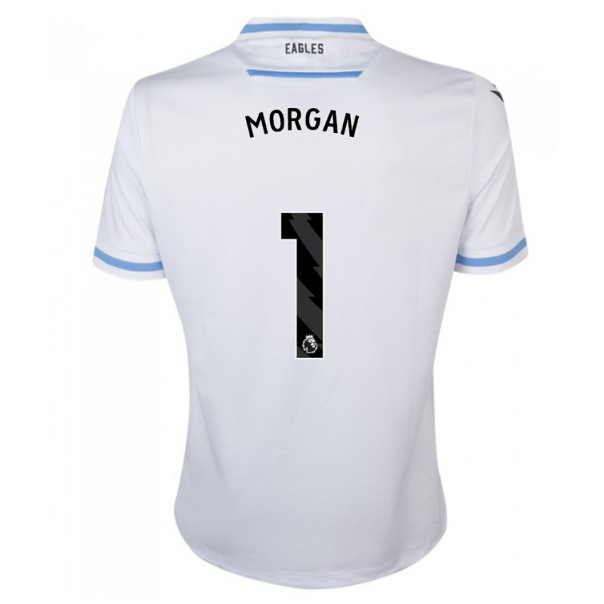 Hombre Camiseta Chloe Morgan #1 Blanco 2ª Equipación 2023/24 La Camisa Perú