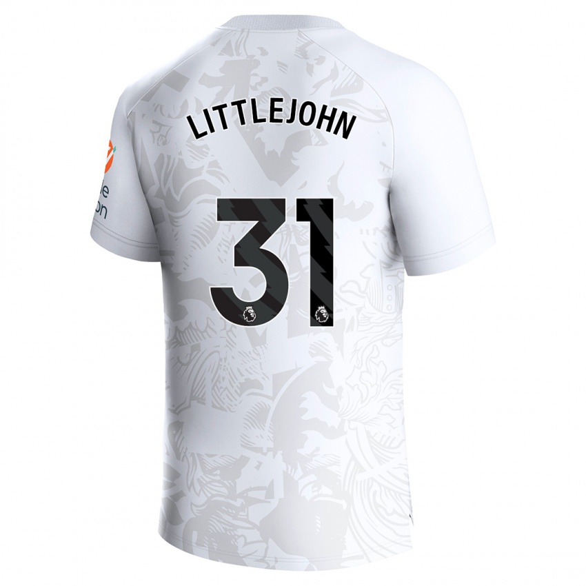 Hombre Camiseta Ruesha Littlejohn #31 Blanco 2ª Equipación 2023/24 La Camisa Perú