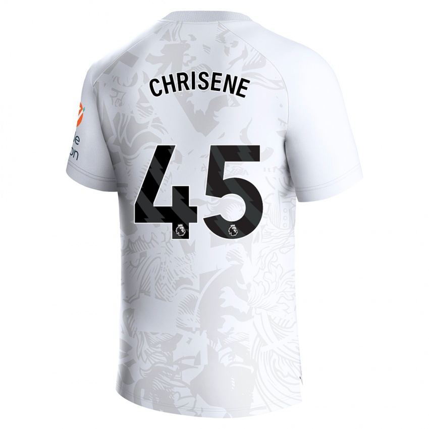 Hombre Camiseta Ben Chrisene #45 Blanco 2ª Equipación 2023/24 La Camisa Perú