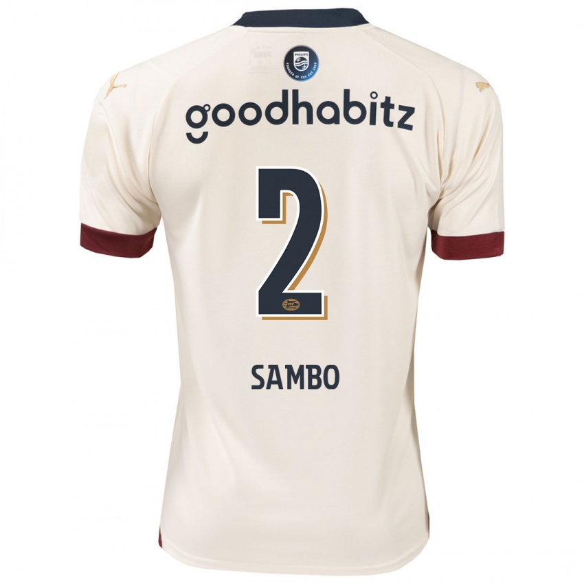 Hombre Camiseta Shurandy Sambo #2 Blanquecino 2ª Equipación 2023/24 La Camisa Perú