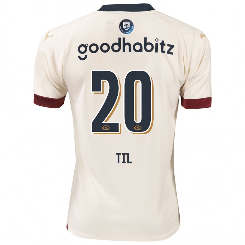 Hombre Camiseta Guus Til #20 Blanquecino 2ª Equipación 2023/24 La Camisa Perú