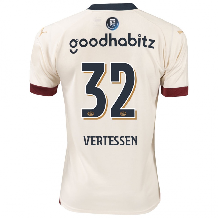 Hombre Camiseta Yorbe Vertessen #32 Blanquecino 2ª Equipación 2023/24 La Camisa Perú