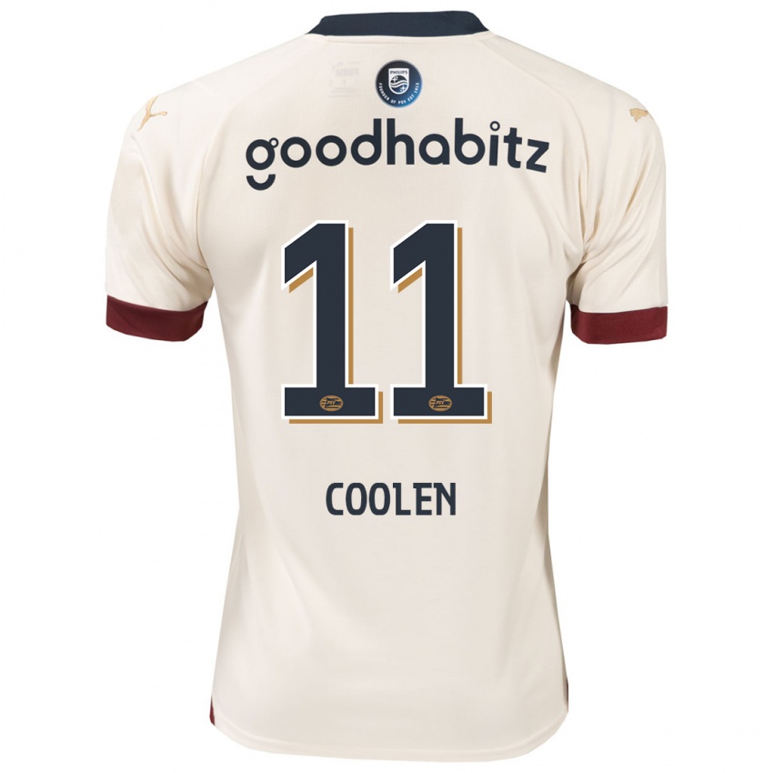 Hombre Camiseta Nadia Coolen #11 Blanquecino 2ª Equipación 2023/24 La Camisa Perú