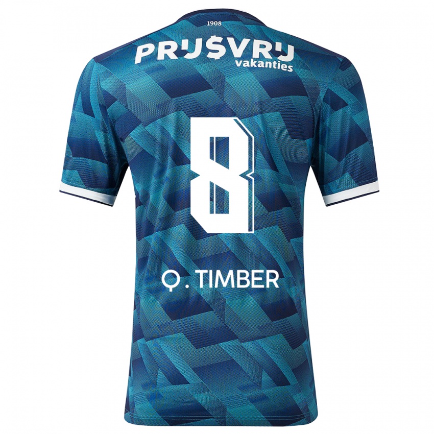 Hombre Camiseta Quinten Timber #8 Azul 2ª Equipación 2023/24 La Camisa Perú