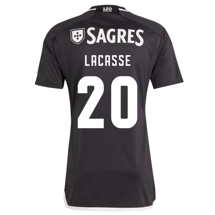 Hombre Camiseta Cloe Lacasse #20 Negro 2ª Equipación 2023/24 La Camisa Perú