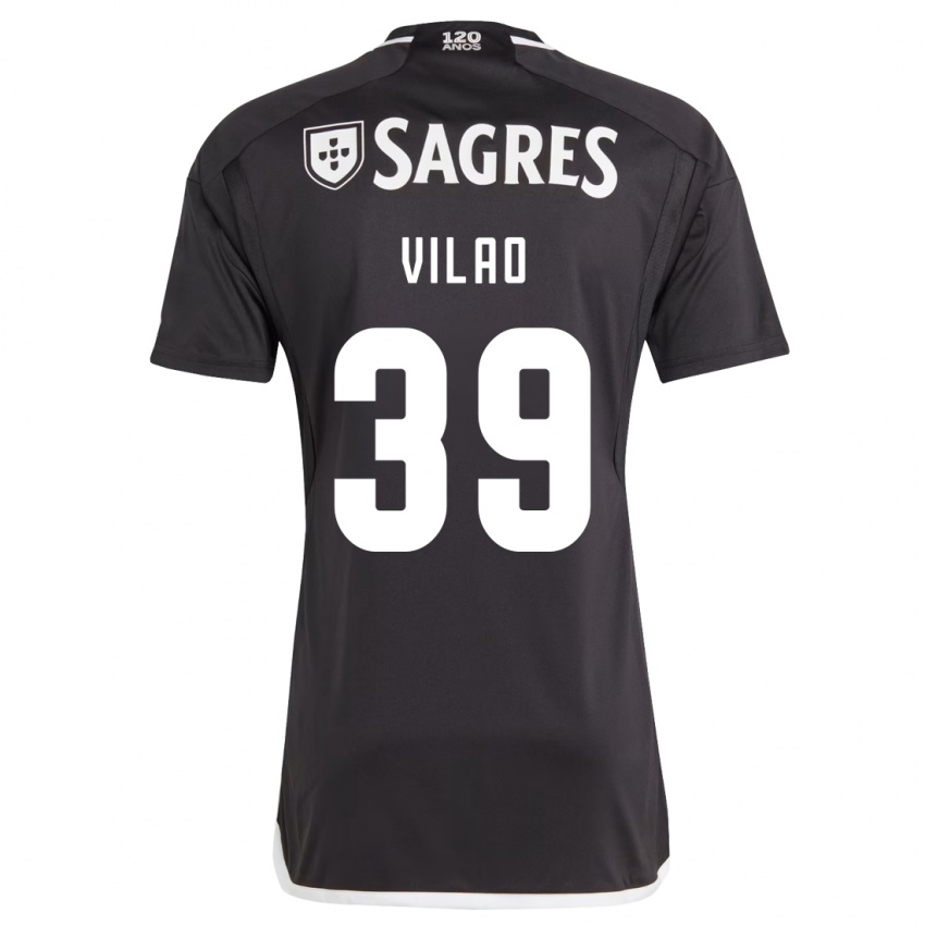 Hombre Camiseta Carolina Vilao #39 Negro 2ª Equipación 2023/24 La Camisa Perú