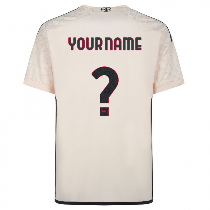 Hombre Camiseta Su Nombre #0 Blanquecino 2ª Equipación 2023/24 La Camisa Perú