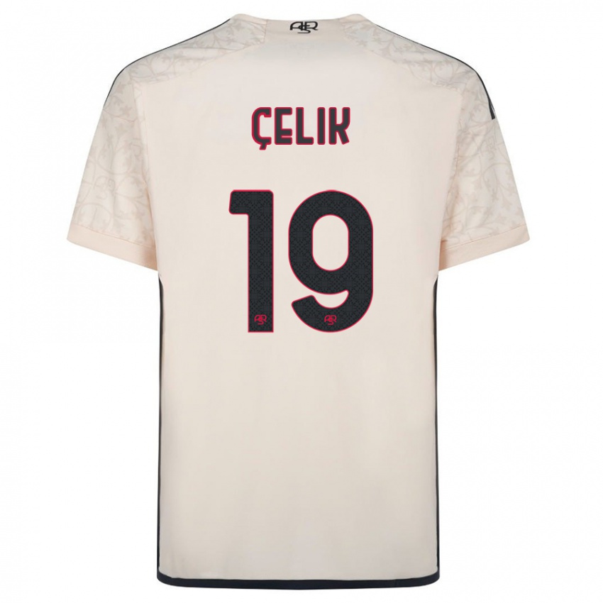 Hombre Camiseta Zeki Celik #19 Blanquecino 2ª Equipación 2023/24 La Camisa Perú