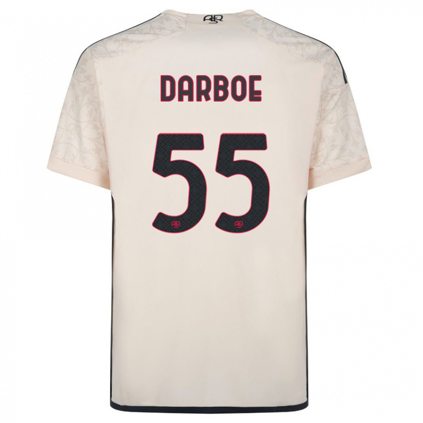 Hombre Camiseta Ebrima Darboe #55 Blanquecino 2ª Equipación 2023/24 La Camisa Perú