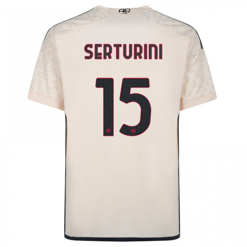 Hombre Camiseta Annamaria Serturini #15 Blanquecino 2ª Equipación 2023/24 La Camisa Perú