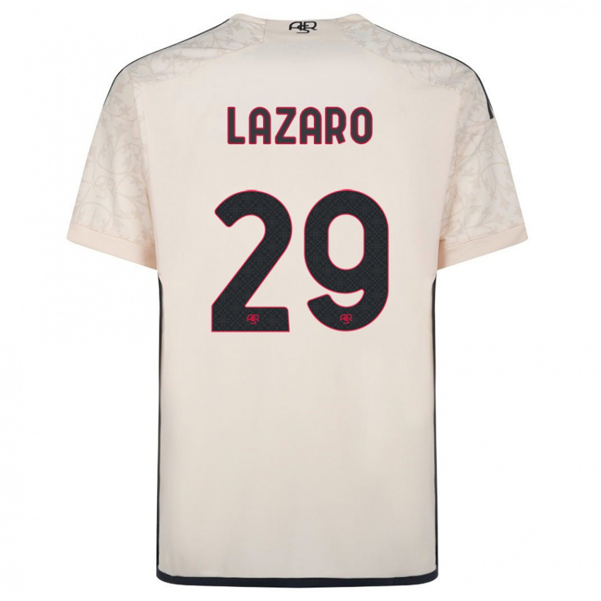 Hombre Camiseta Paloma Lazaro #29 Blanquecino 2ª Equipación 2023/24 La Camisa Perú