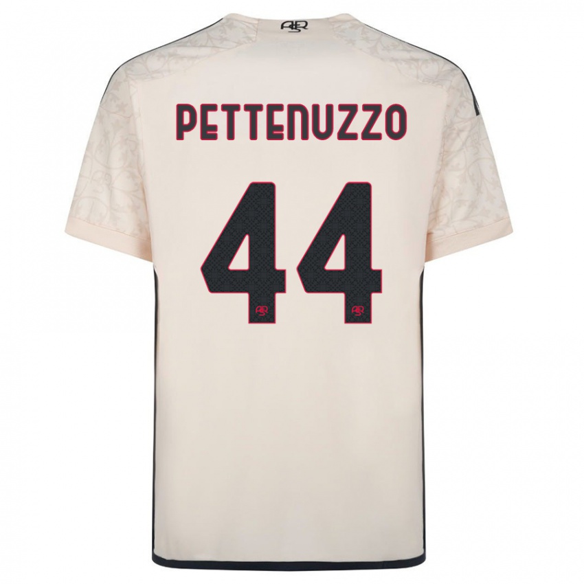 Hombre Camiseta Tecla Pettenuzzo #44 Blanquecino 2ª Equipación 2023/24 La Camisa Perú