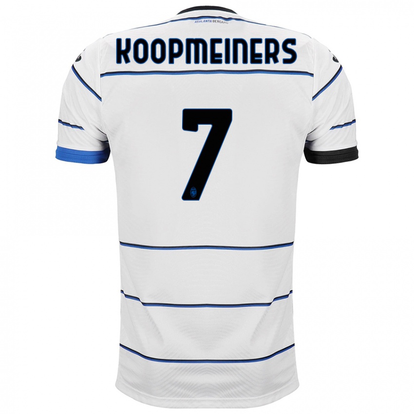 Hombre Camiseta Teun Koopmeiners #7 Blanco 2ª Equipación 2023/24 La Camisa Perú