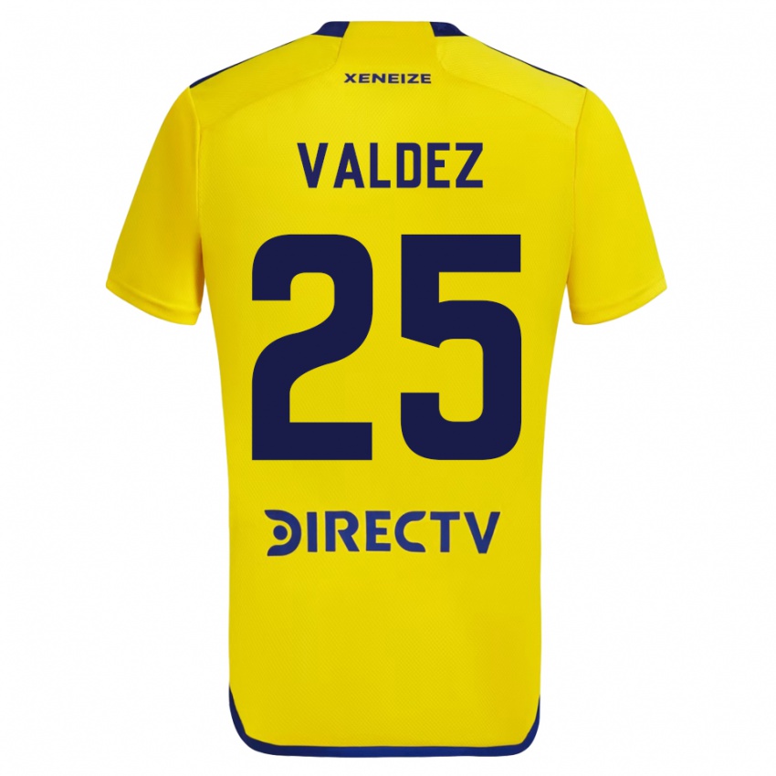 Hombre Camiseta Bruno Valdez #25 Amarillo 2ª Equipación 2023/24 La Camisa Perú