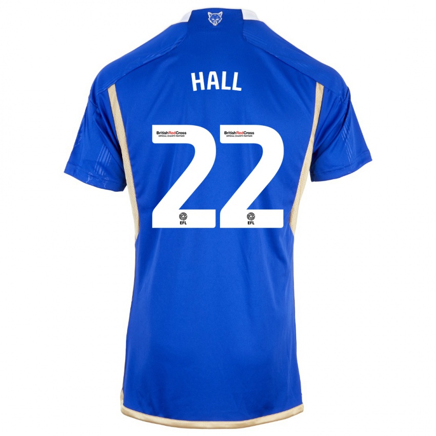 Mujer Camiseta Kiernan Dewsbury-Hall #22 Azul Real 1ª Equipación 2023/24 La Camisa Perú