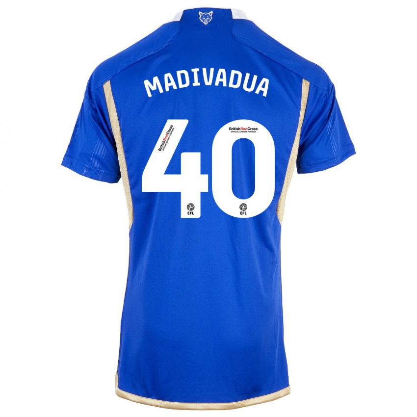 Mujer Camiseta Wanya Marcal Madivadua #40 Azul Real 1ª Equipación 2023/24 La Camisa Perú