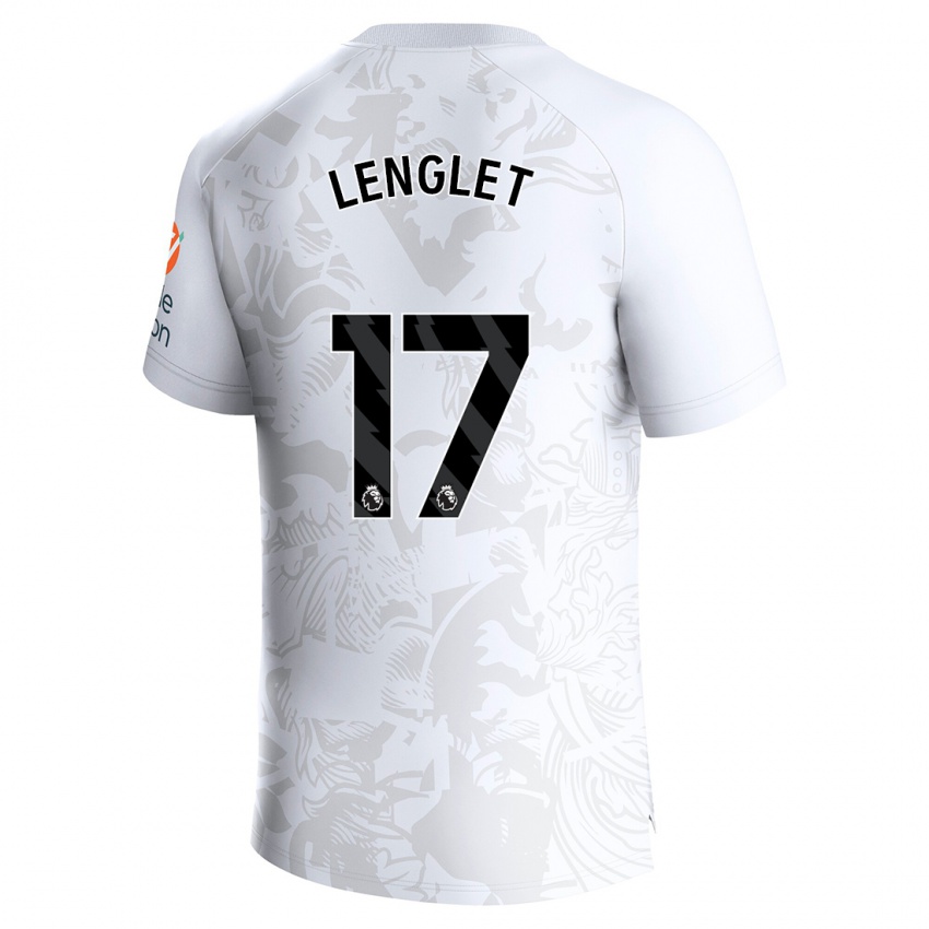 Mujer Camiseta Clement Lenglet #17 Blanco 2ª Equipación 2023/24 La Camisa Perú