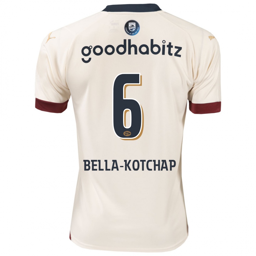 Mujer Camiseta Armel Bella-Kotchap #6 Blanquecino 2ª Equipación 2023/24 La Camisa Perú