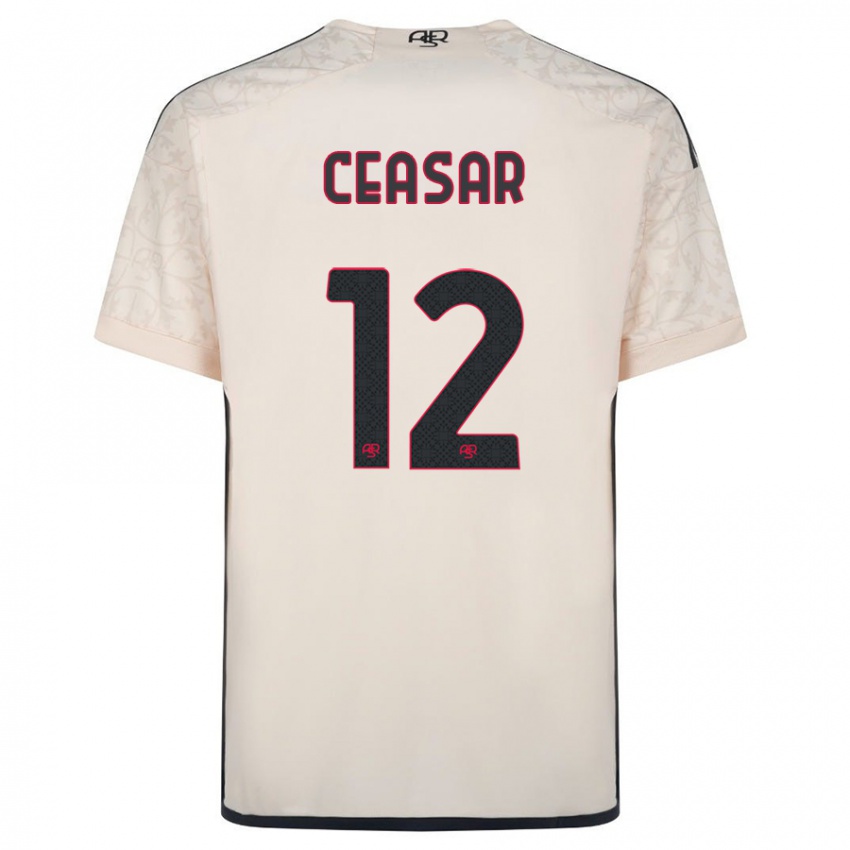 Mujer Camiseta Camelia Ceasar #12 Blanquecino 2ª Equipación 2023/24 La Camisa Perú