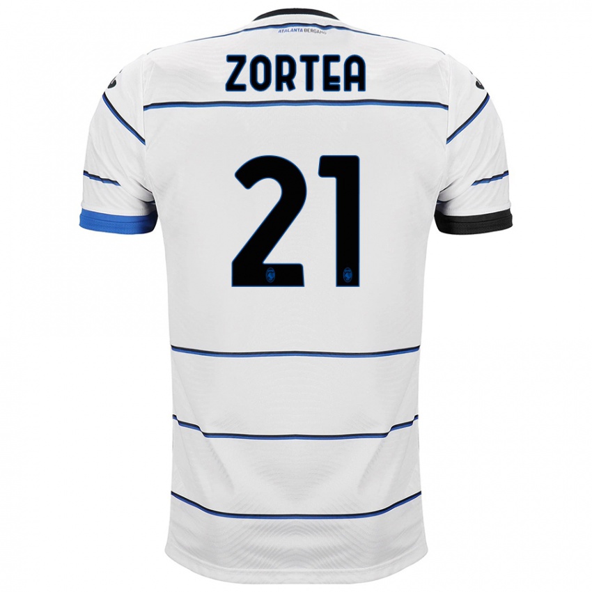 Mujer Camiseta Nadir Zortea #21 Blanco 2ª Equipación 2023/24 La Camisa Perú