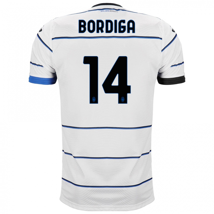 Mujer Camiseta Michele Bordiga #14 Blanco 2ª Equipación 2023/24 La Camisa Perú