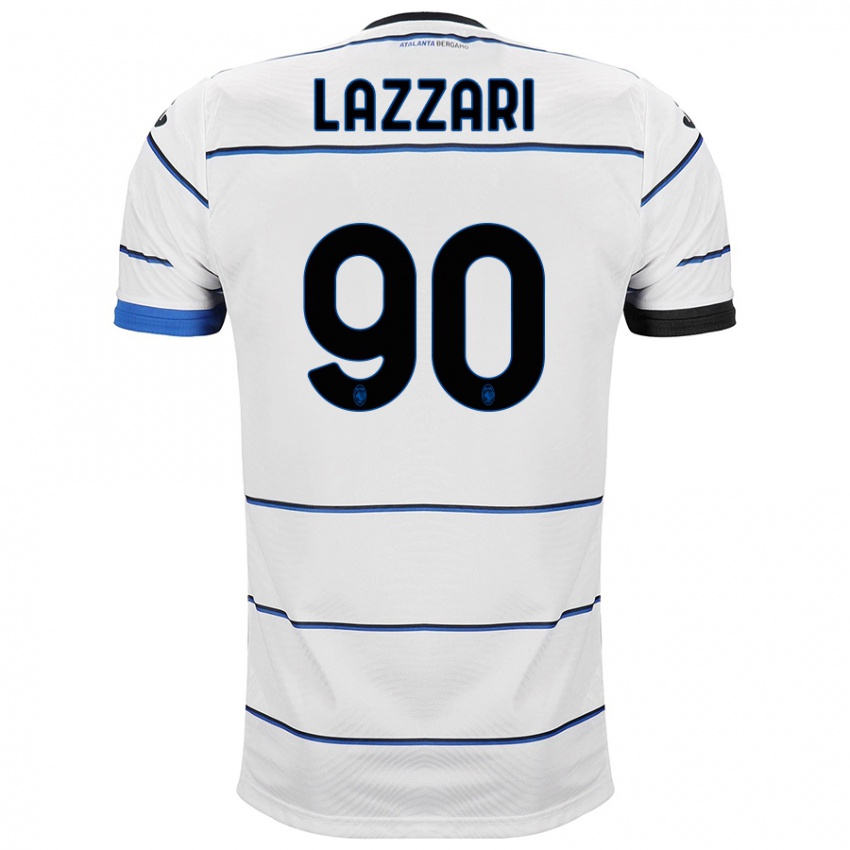 Mujer Camiseta Ilaria Lazzari #90 Blanco 2ª Equipación 2023/24 La Camisa Perú