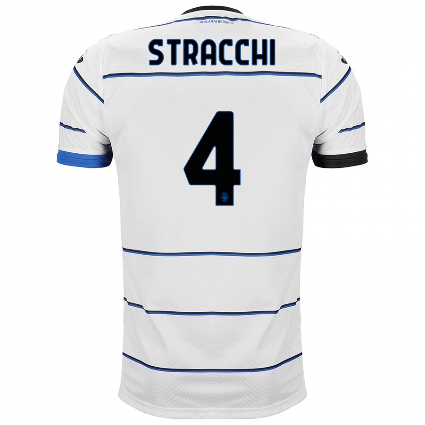 Mujer Camiseta Daniela Stracchi #4 Blanco 2ª Equipación 2023/24 La Camisa Perú