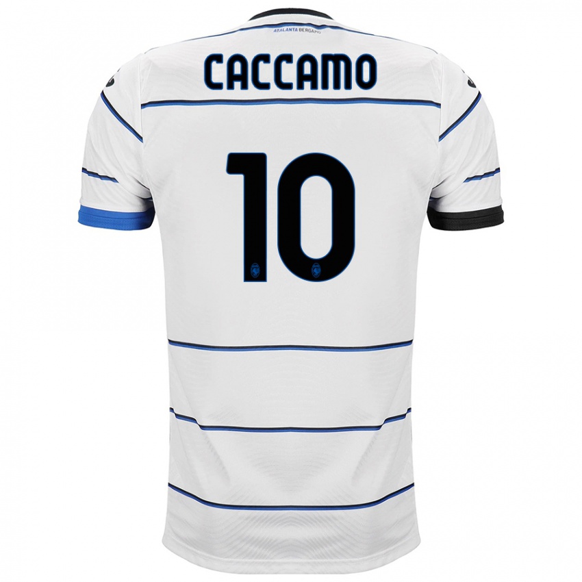 Mujer Camiseta Patrizia Caccamo #10 Blanco 2ª Equipación 2023/24 La Camisa Perú