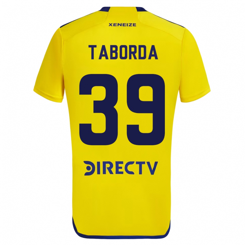 Mujer Camiseta Vicente Taborda #39 Amarillo 2ª Equipación 2023/24 La Camisa Perú